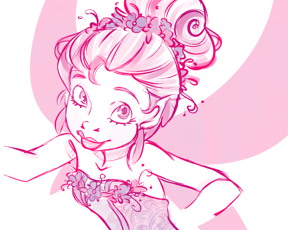 The Pixie Palace Feebee Sketch By Embercl - Illustration (1000x800)