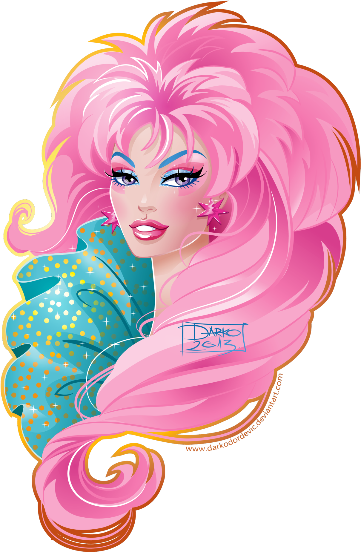 My Illustration Of Jem /integrity Doll Version - Jem And The Holograms Illustration (1280x1902)