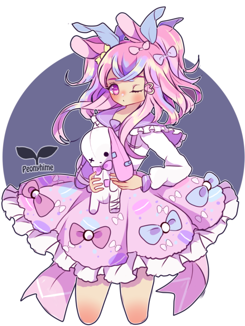 Commission For Hunibi By Peonyhime - Cartoon (600x849)