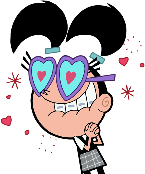 Tootie Pink Facial Expression Nose Clip Art Head Human - Tootie Los Padrinos Magicos (500x601)