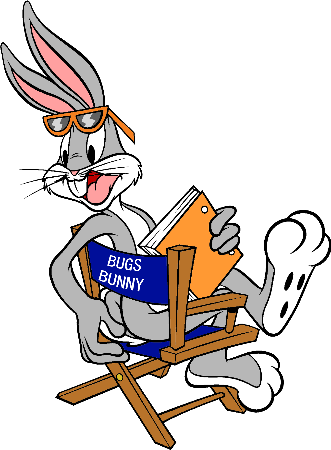 Director Bugs Gloveless - Bugs Bunny Coloring Pages (1398x1860)