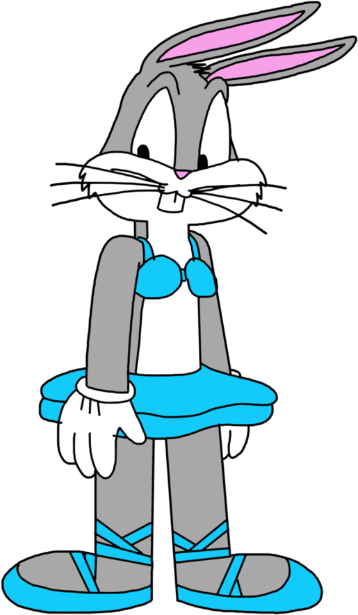Bugs Bunny As A Ballerina By Marcospower1996 - Cartoon (894x894)