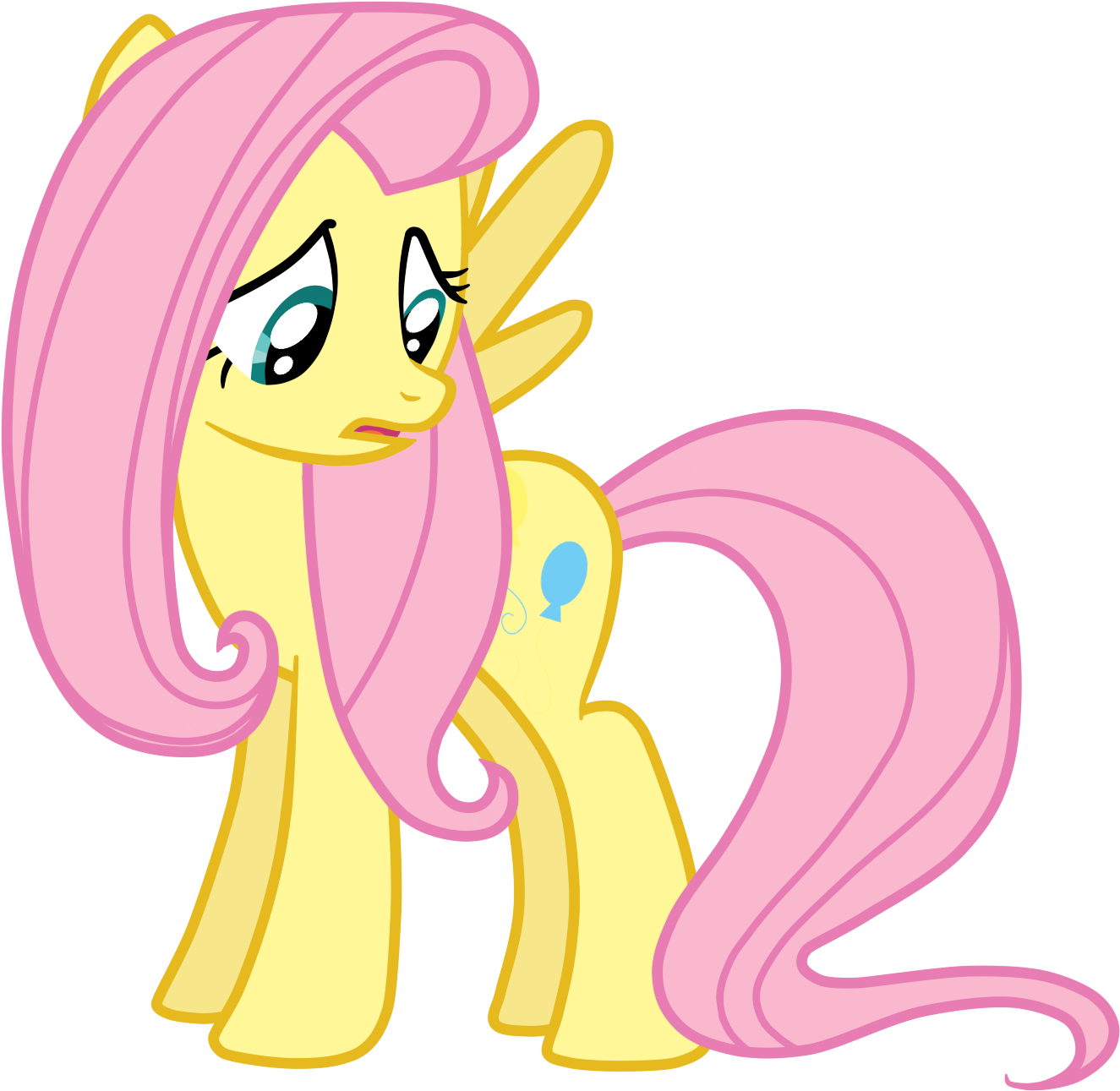 Fluttershy - My Little Pony What My Cutie Mark (1400x1400)