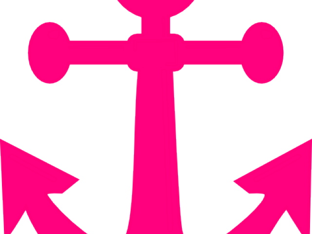Anchor Clipart Hot Pink - Nautical Props For Photo Booth (640x480)