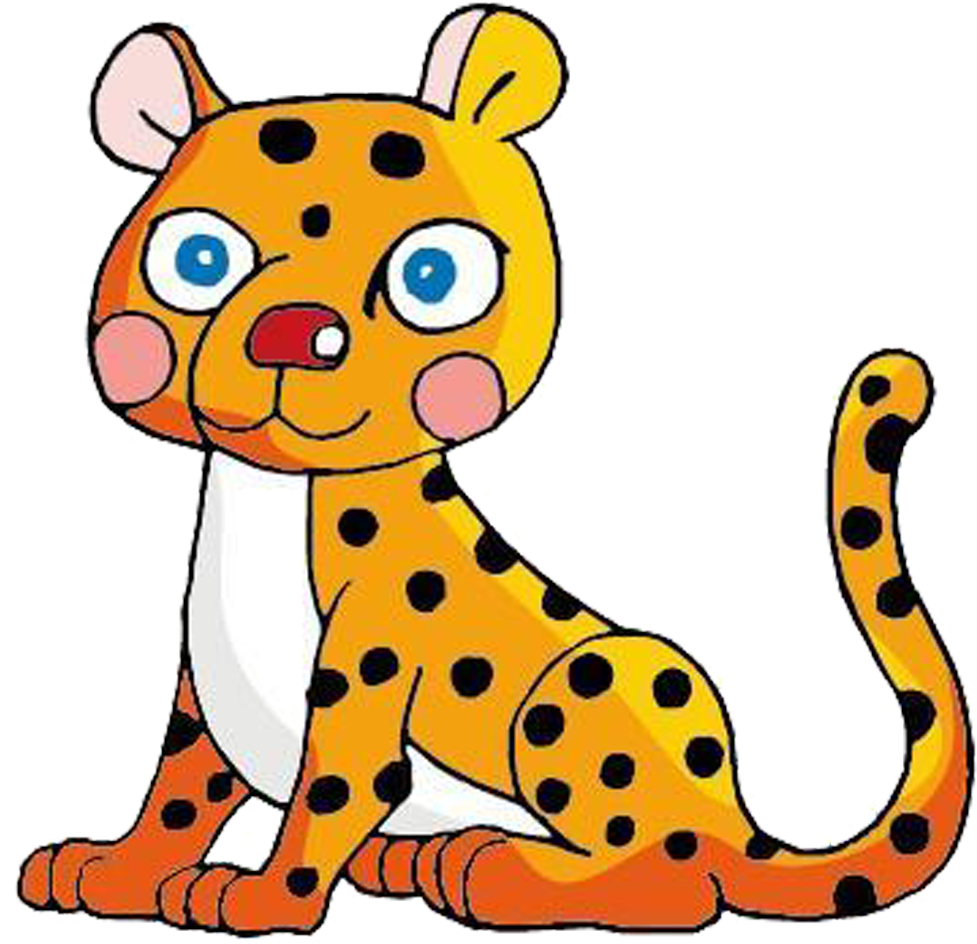 Cheetah Tiger Cartoon Felidae - Leopard (2953x2953)