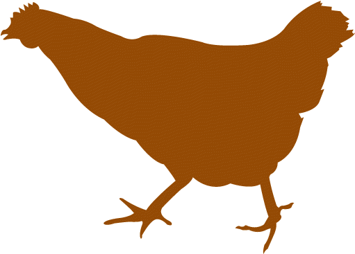 Chicken Silhouette Vector (512x512)
