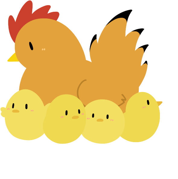 Chicken By Kathryn-wood - Rooster (651x709)