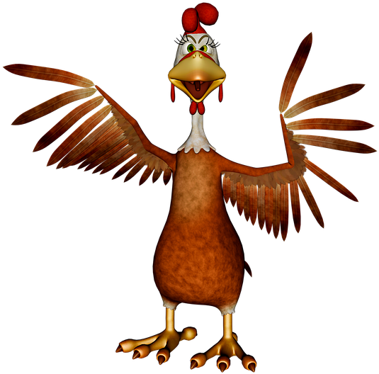 Hahn Cartoon Png Transparent (540x720)