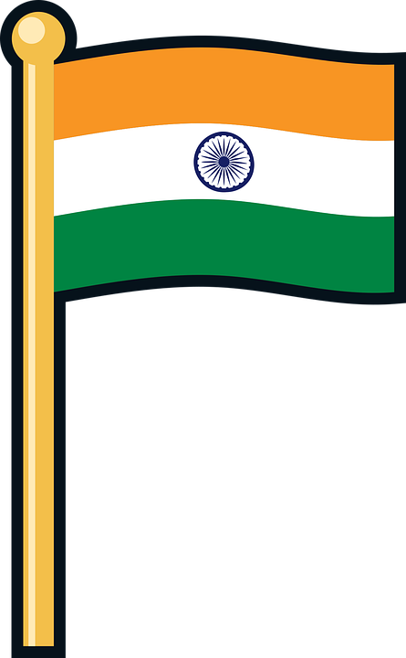 India Flag Clipart - Flag Of India With Clip Art (445x720)