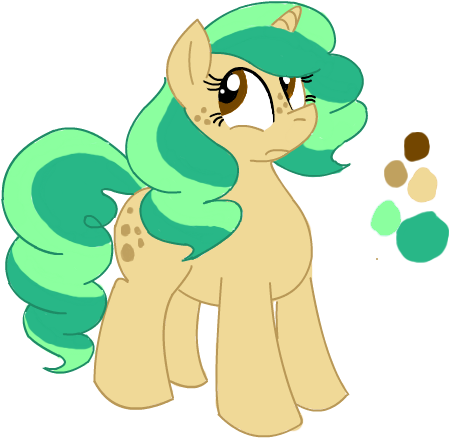 Peppermint Cream Oc By Dontclimbontheiguana - Cartoon (510x498)