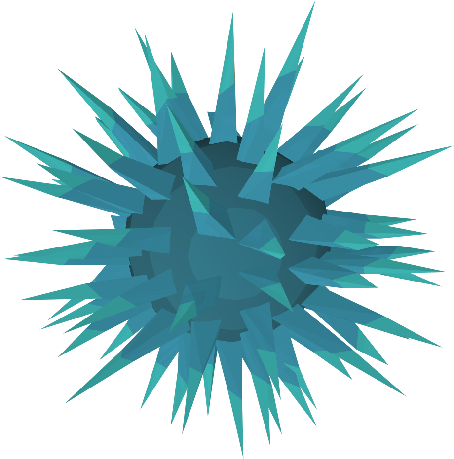 Medium Crystal Urchin Detail - Origami (920x931)