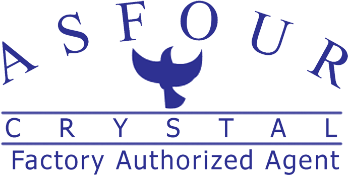 Schöbel Crystal Is An Factory Authorised Agent - Crystal Asfour Logo Png (750x371)