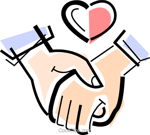 Casal De Mãos Dadas Livre De Direitos Vetores Clip - Holding Hands Clip Art (785x700)