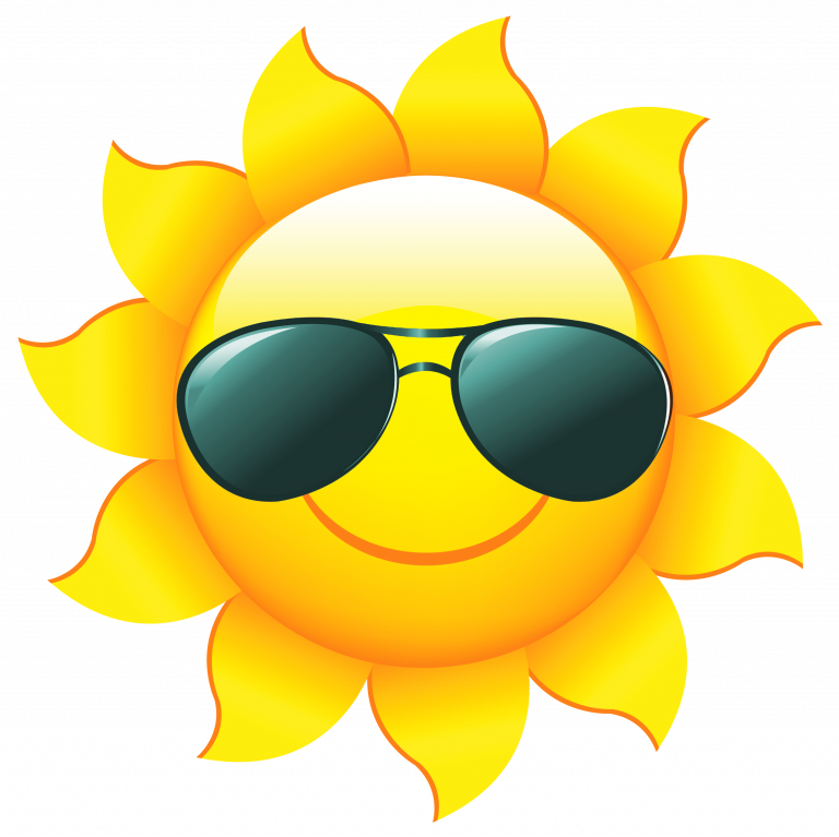 Here We Have Selected The Best Photos - Sun With Sunglasses Clip Art (768x767)