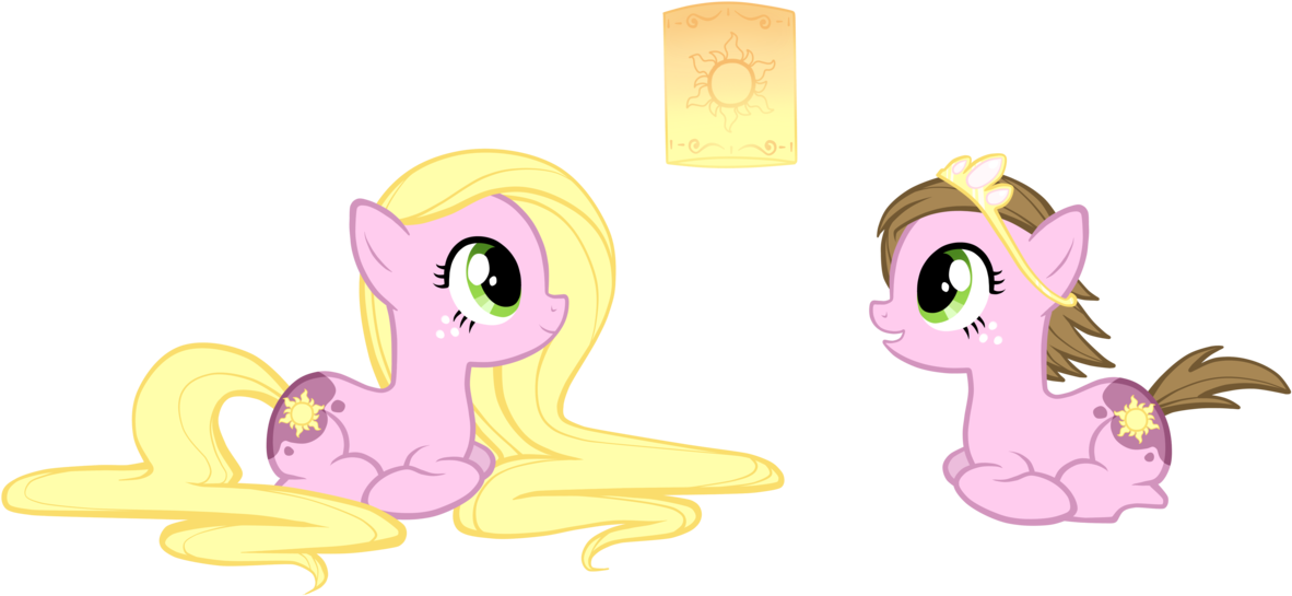 The Lost Pony Princess By Petraea - Tangled (1372x582)