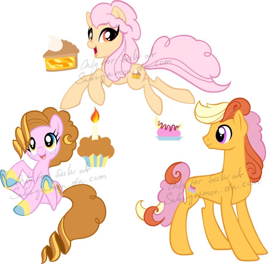 Tasty Pony Adoptable2 By Sakuyamon - Pony (900x887)
