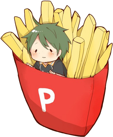 French Fries Fried Chicken Junk Food Deep-fried Mars - Desenho De Uma Batata Frita Com Carinha (658x658)