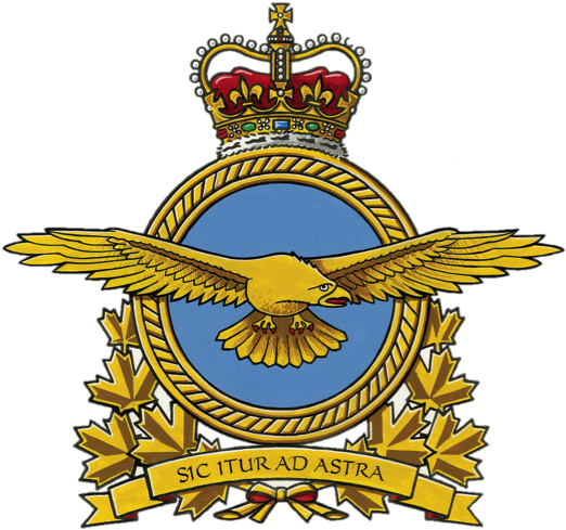 Royal Canadian Air Force Badge - Canadian Air Force Badge (547x525)