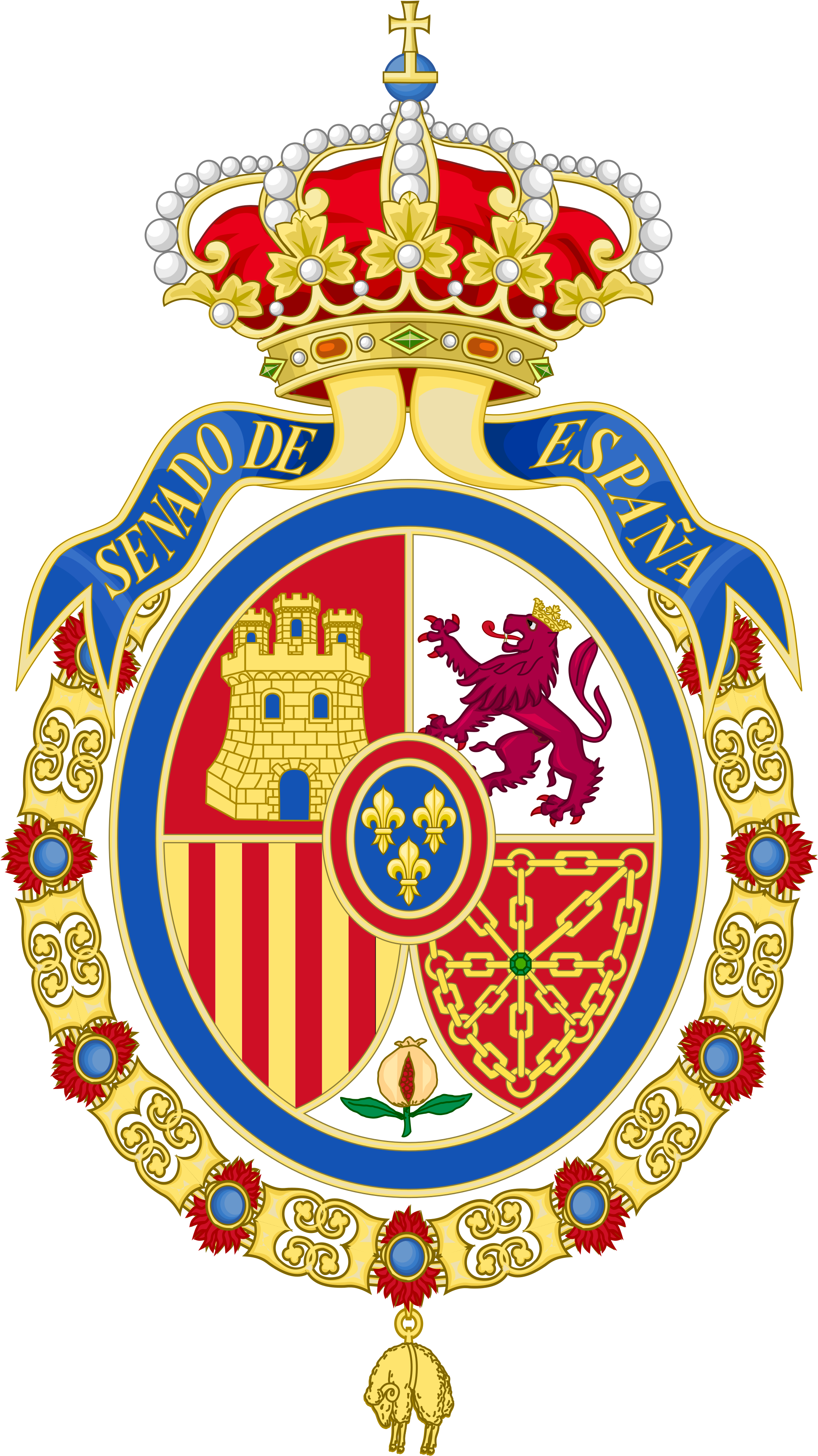 Soccer Crest Template 21, Buy Clip Art - Galicia Coat Of Arms (2000x3520)