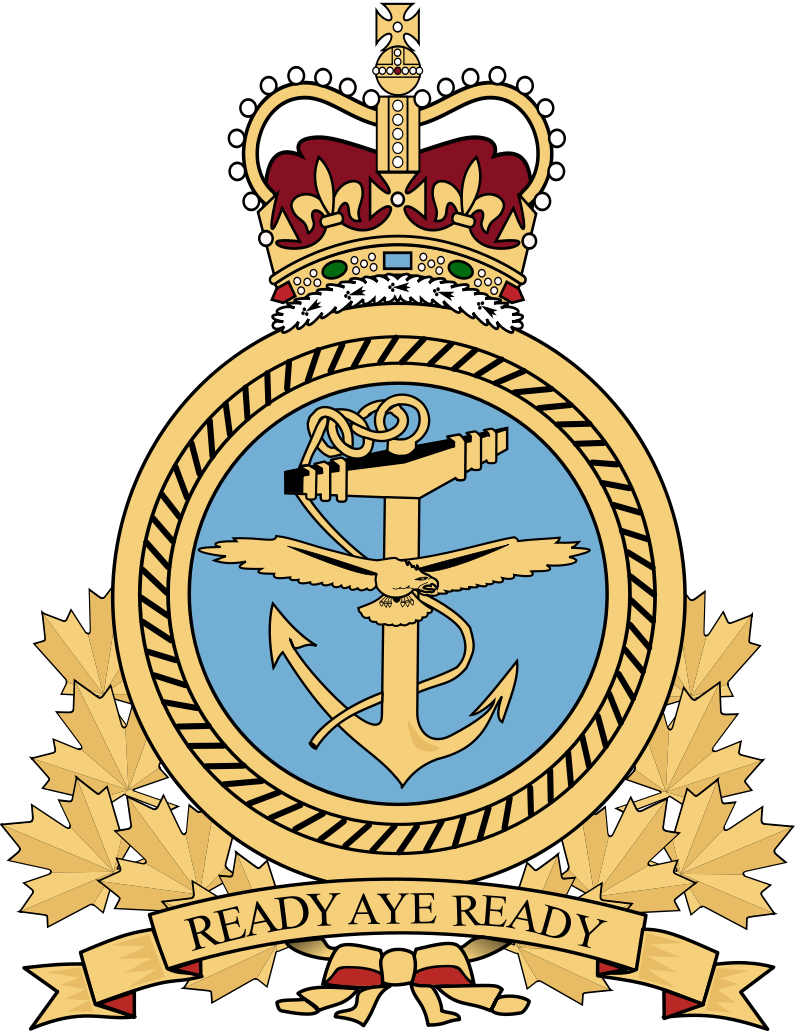 Badge Of The Royal Canadian Navy - Royal Canadian Navy Crest (800x1031)
