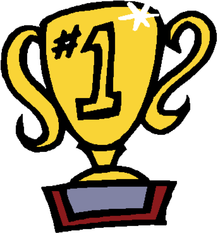 Trophy - 1st Place Clip Art (721x786)
