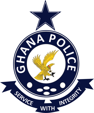 Police Logo Png - Ghana Police Logo (373x449)