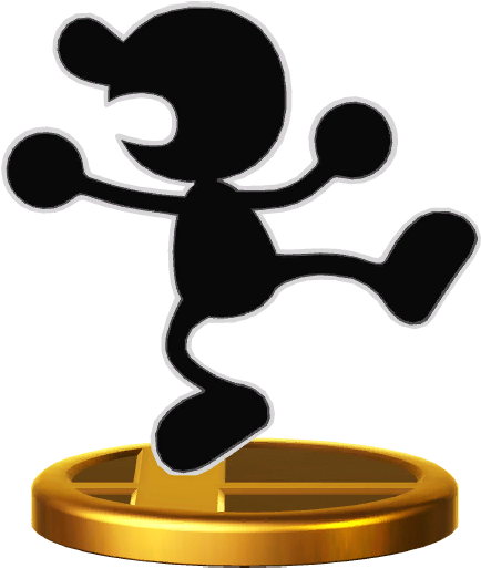 Mrgame&amp - Watchtrophywiiu - Mr Game And Watch Super Smash Bros Wii U (512x512)