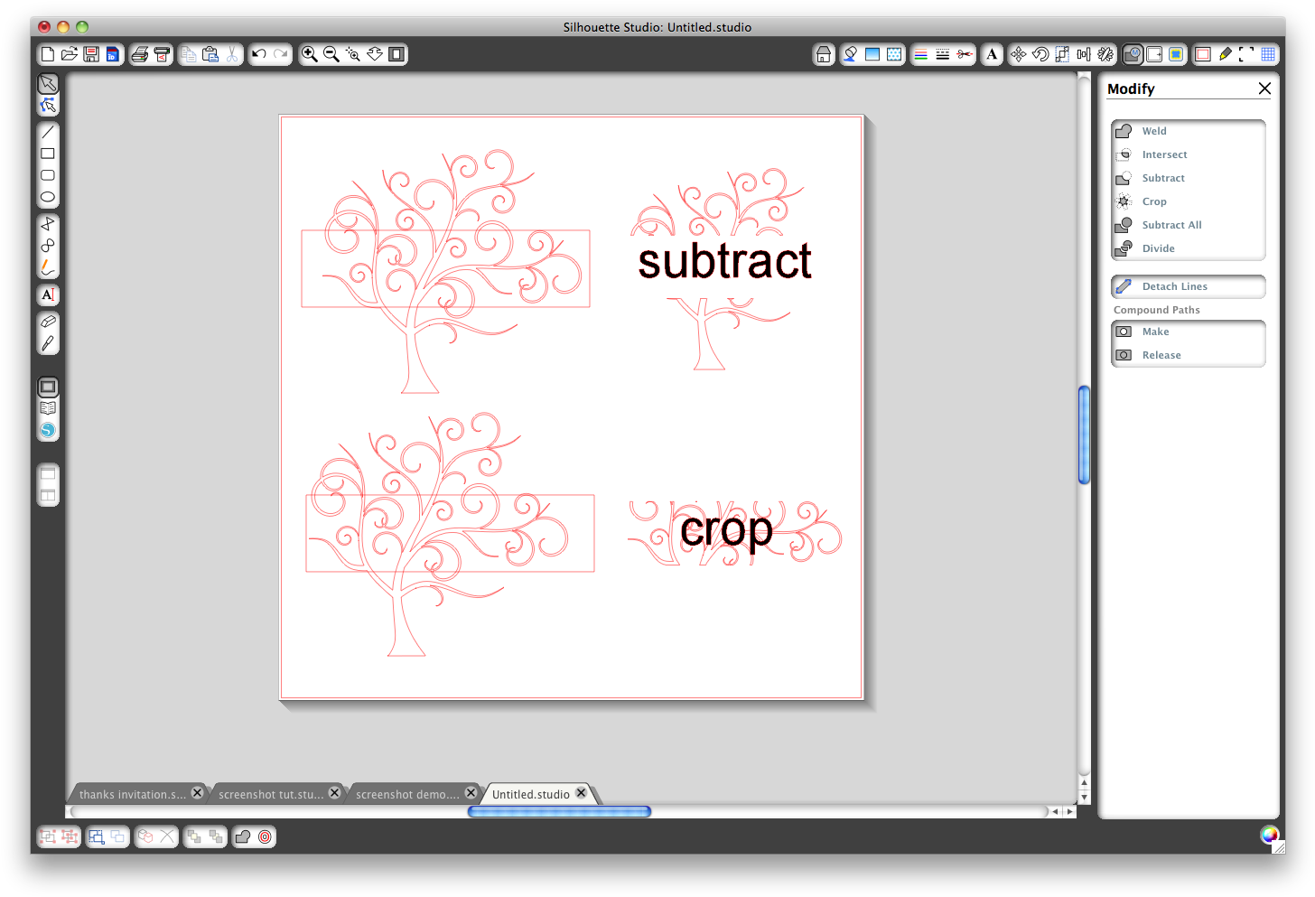 Let's Go A Little More In Depth With The Subtract And - Silhouette Studio Designer Edition Spécial Strass (1469x1006)
