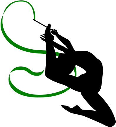 Download Gymnastics Free Png Transparent Image And - Rhythmic Gymnastics Ribbon Clip Art (683x750)