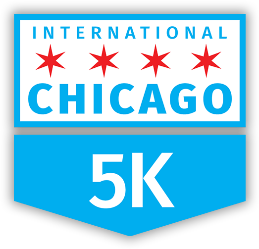 International Chicago 5k - Logo Chicago 5k (585x585)