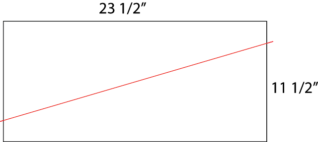 You Will Cut The Diagonal Different For Each Row So - Coquelicot (640x287)
