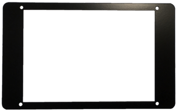 Blue Sky Sc30-adapter Black Cutout Adapter - Ipad Template Png (380x380)