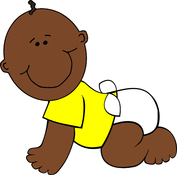 Baby Image Brown Svg Clip Arts 600 X 595 Px - Baby Clipart Transparent Background (600x595)