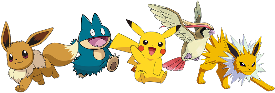 As Well As All Looking Different, Pokémon Each Have - Diffrent Types Of Pokemon (879x298)