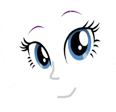 Rarity Face Temp - My Little Pony Rarity Gets Naked (420x420)