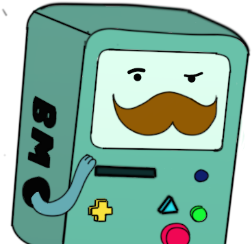 Bmo's Mustache By Timelord242 - Sir Cat (480x360)
