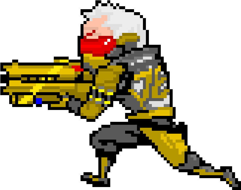 Golden Soldier 76 - Soldier 76 Golden Gun Png (950x770)
