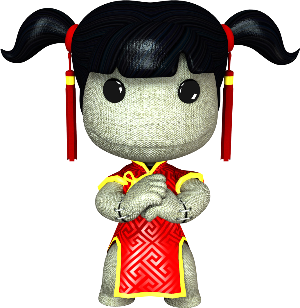 Chinese New Year Girl Costume - Little Big Planet Girl Costumes (1089x1200)