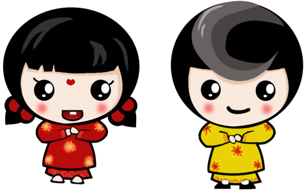 Chinese New Year Cartoon Designer - 卡通 拜年 (650x650)
