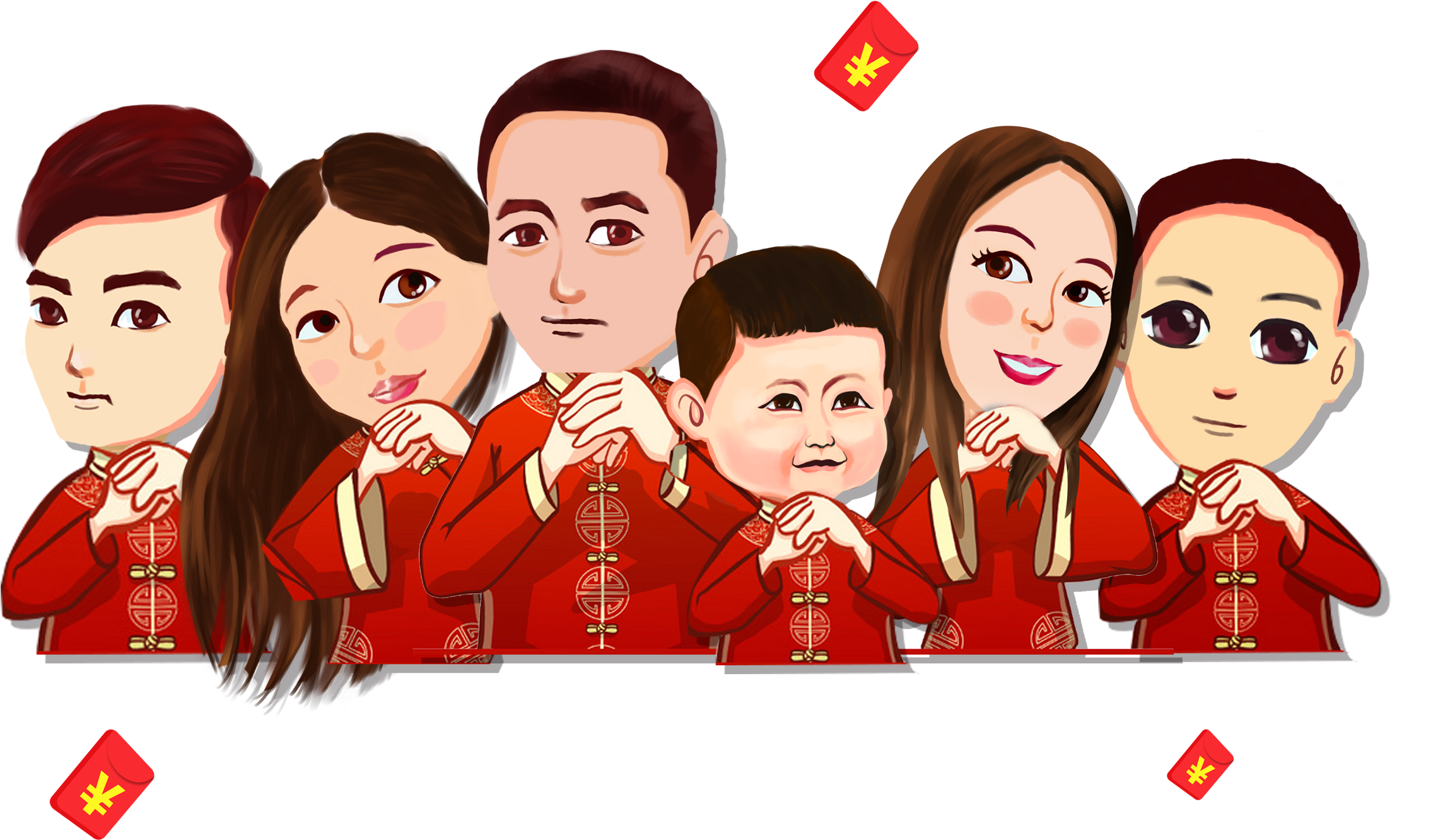 Bainian Chinese New Year Lunar New Year Chinese Zodiac - 2018 初 六 拜年 (2615x1929)