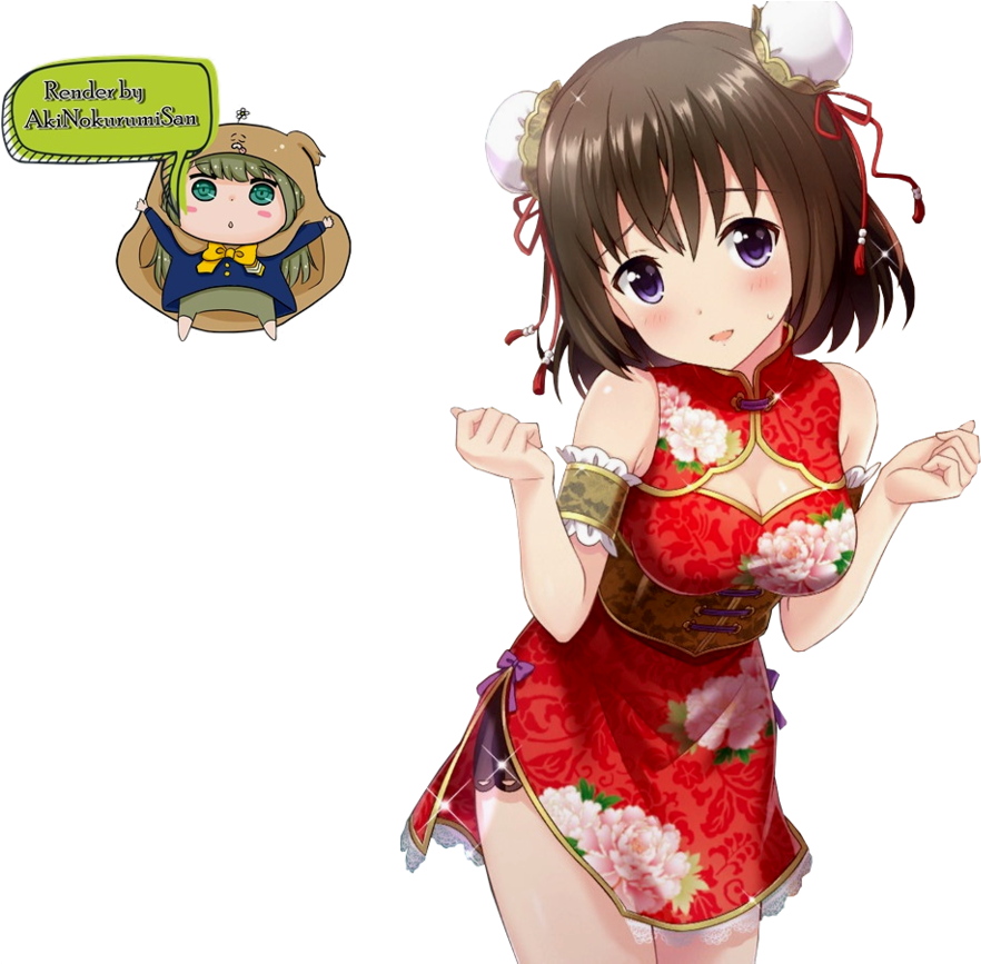 Nono Chinese New Year Render By Akinokurumisan - Anime Chinese New Year (923x866)