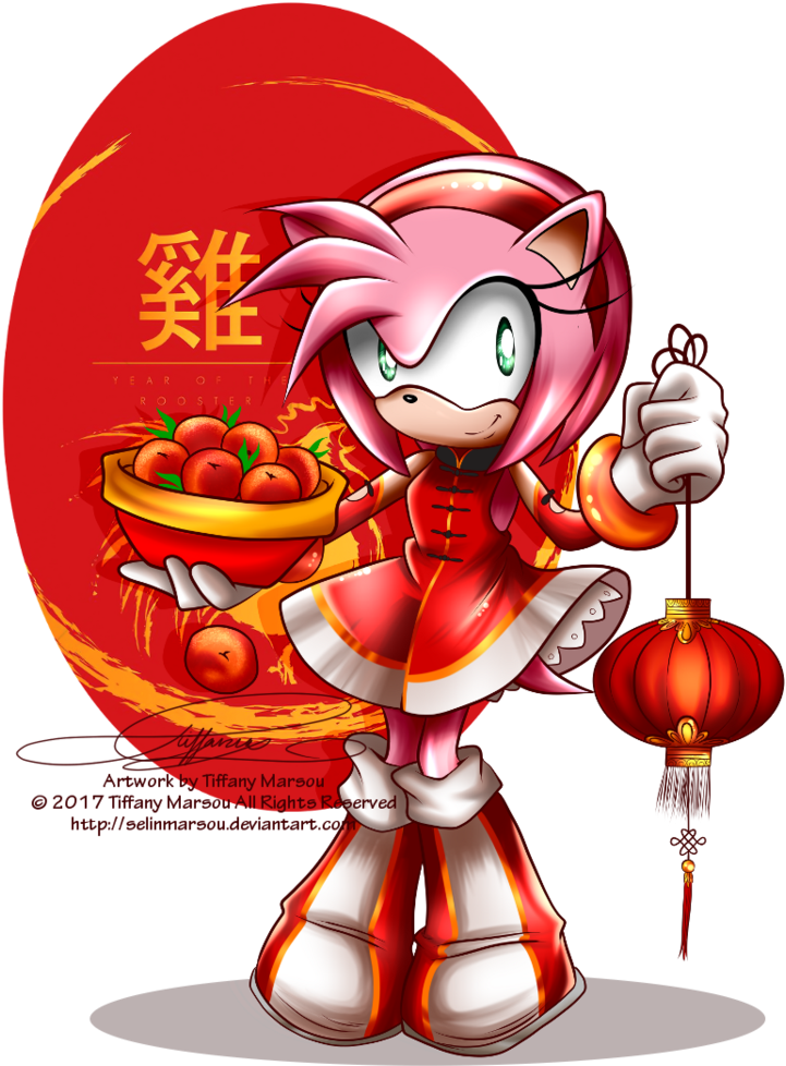 Chinese New Year 2017 By Selinmarsou - Chinese New Year 2017 Deviantart (776x1030)