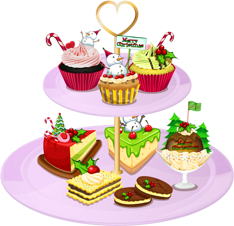 Cake Clipart, Gingerbread Man - Vector Graphics (800x776)