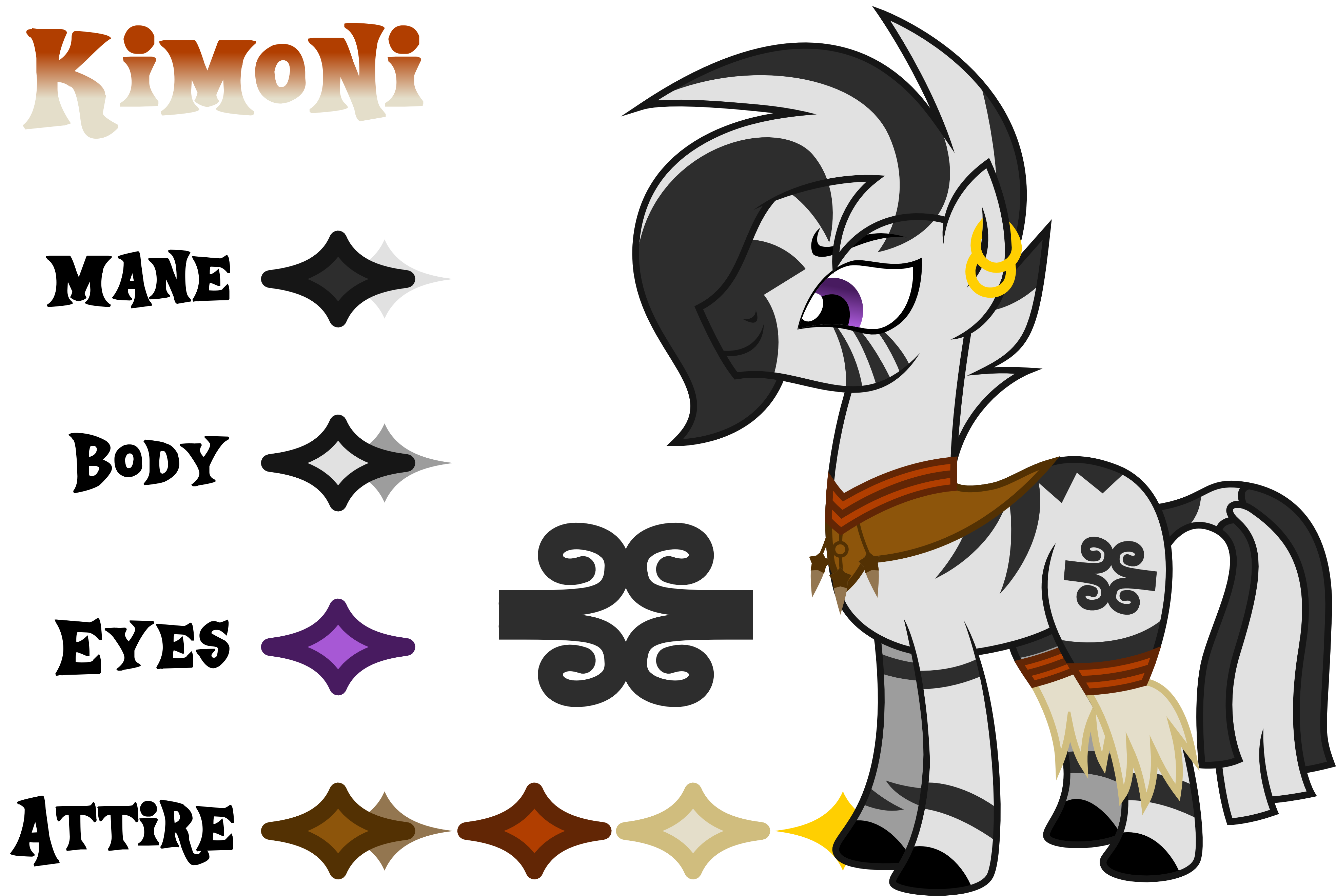 Oc Only, Reference Sheet, Safe, Side View, Smiling, - Cartoon (4519x3054)