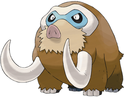 From The Pokédex Entries Above, It's Easy To See That - Pokemon Mamoswine (400x400)