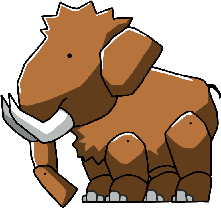 Woolly Mammoth - Scribblenauts Caveman (795x736)