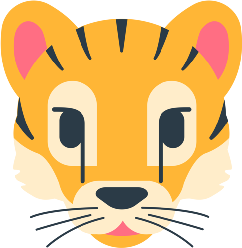 Shop Online Emoji Pillow Tiger Yellow Sayidaty Mal - Emoji Png Tiger (512x512)