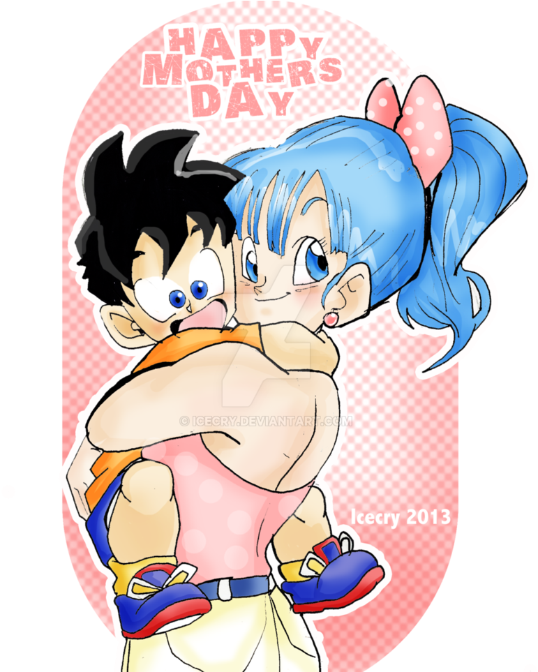 Mother's Day By Icecry - Goku And Bulma Fanfiction (831x962)