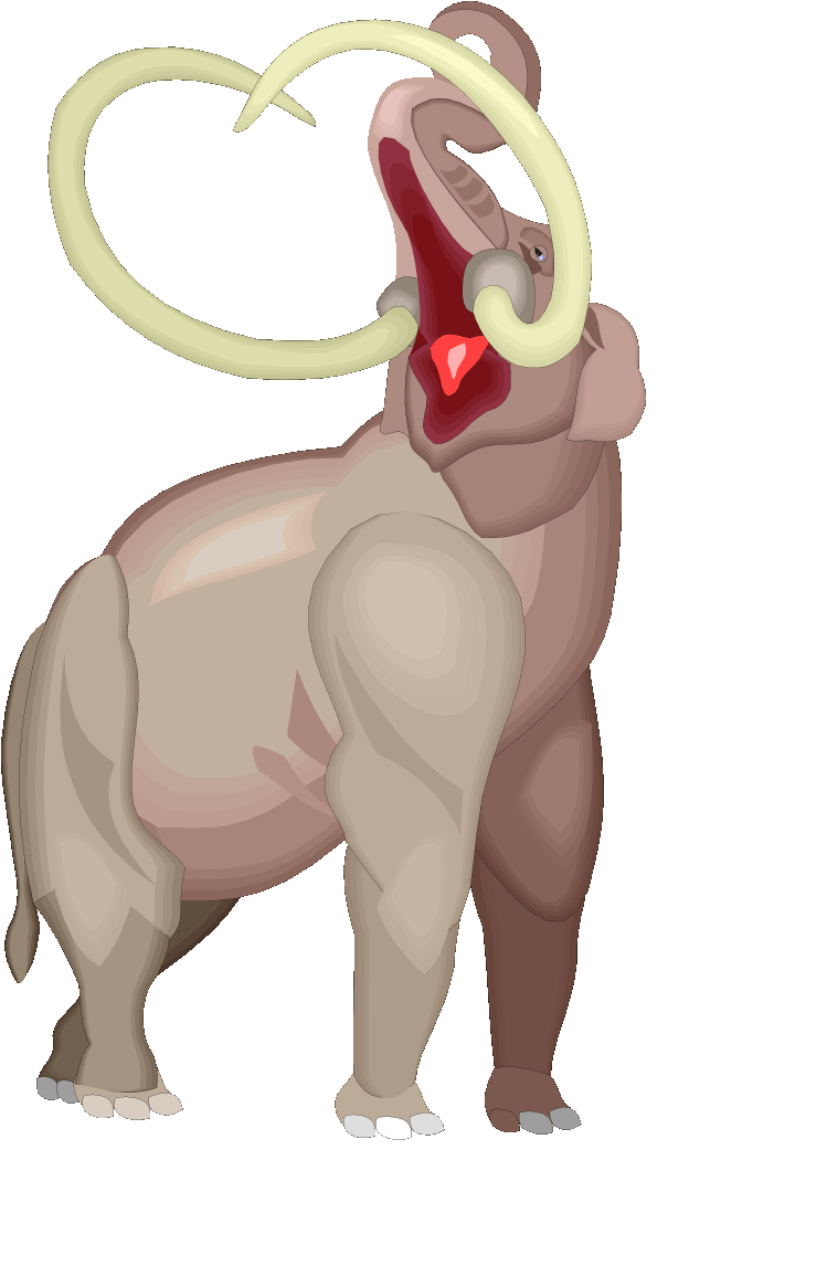 Elephant Clipart - Mammoth (750x1167)