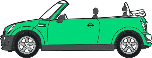 Mini Clipart Convertible - Mini Cooper Clipart (600x231)
